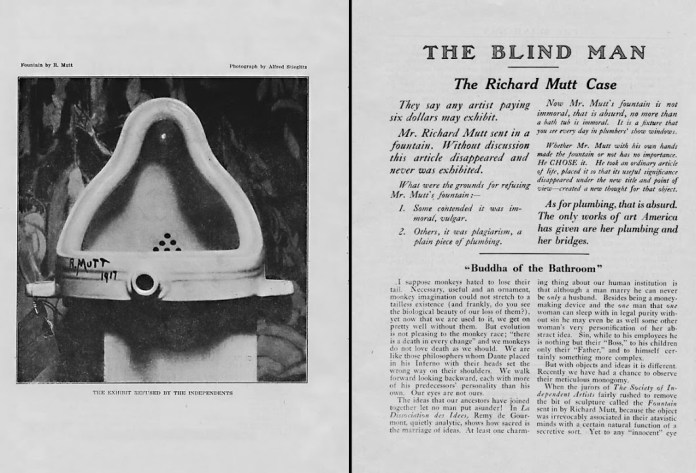 The R Mutt Case in The Blind Man
